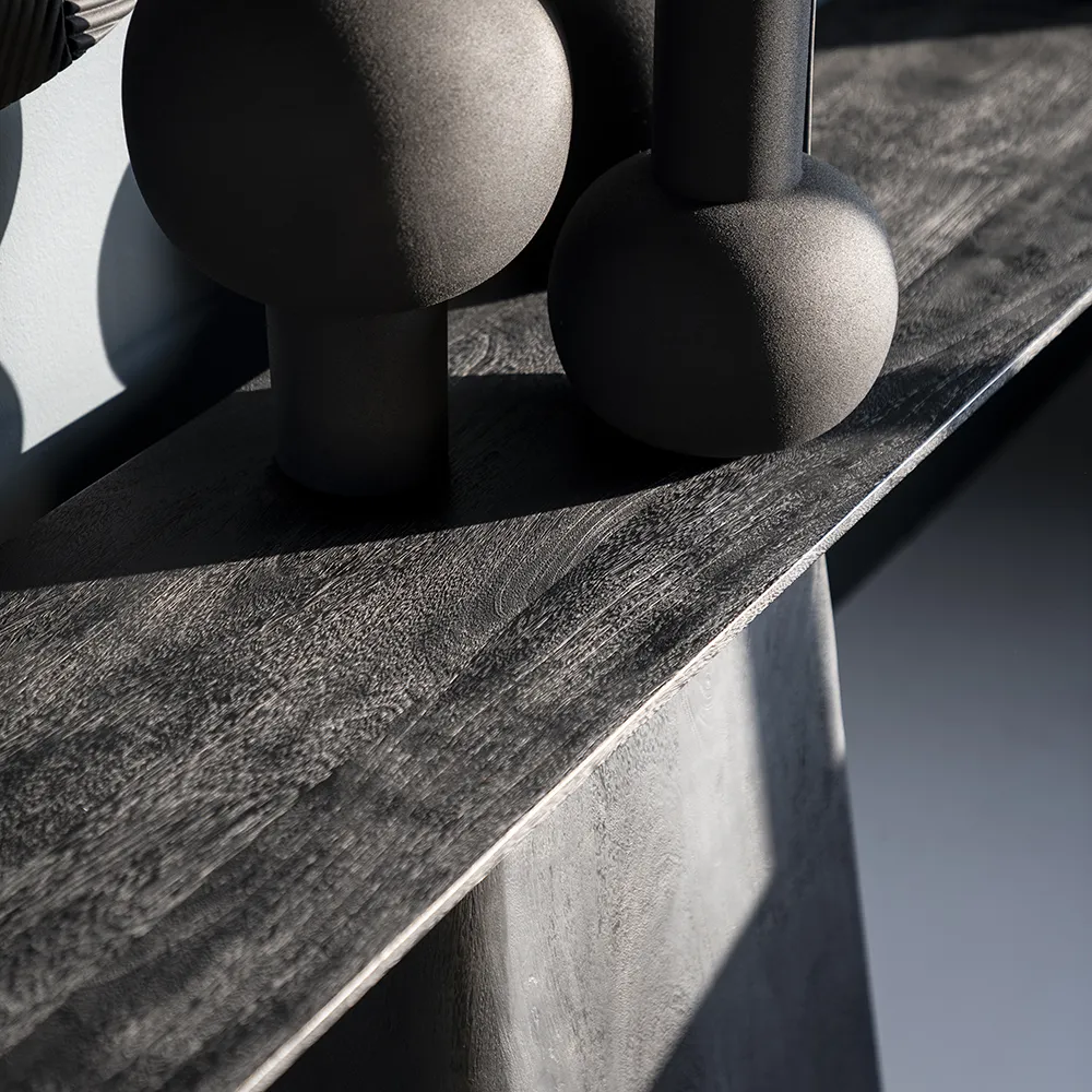 Aron Konsolentisch 180x40 - schwarz