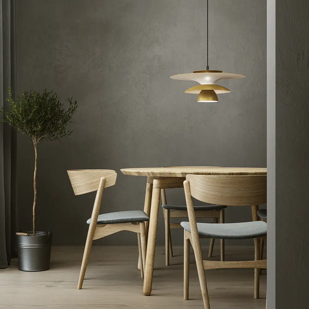 Picasso Pendelleuchte 500 mm Messing antik 