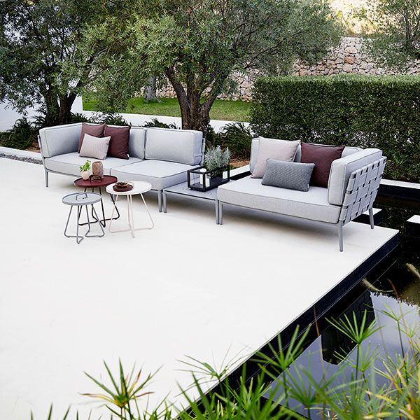 Conic Couchtisch 75X75 cm Hellgrau