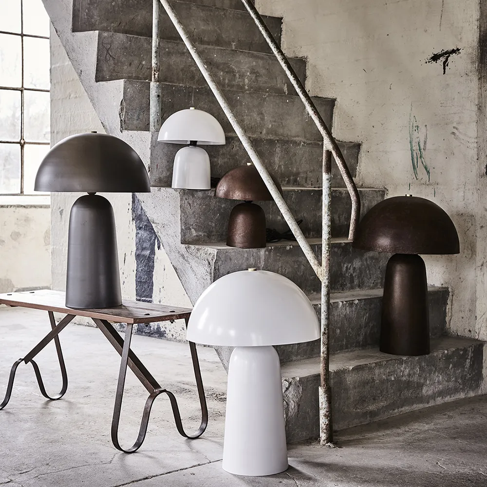 Tischlampe Fungi S White