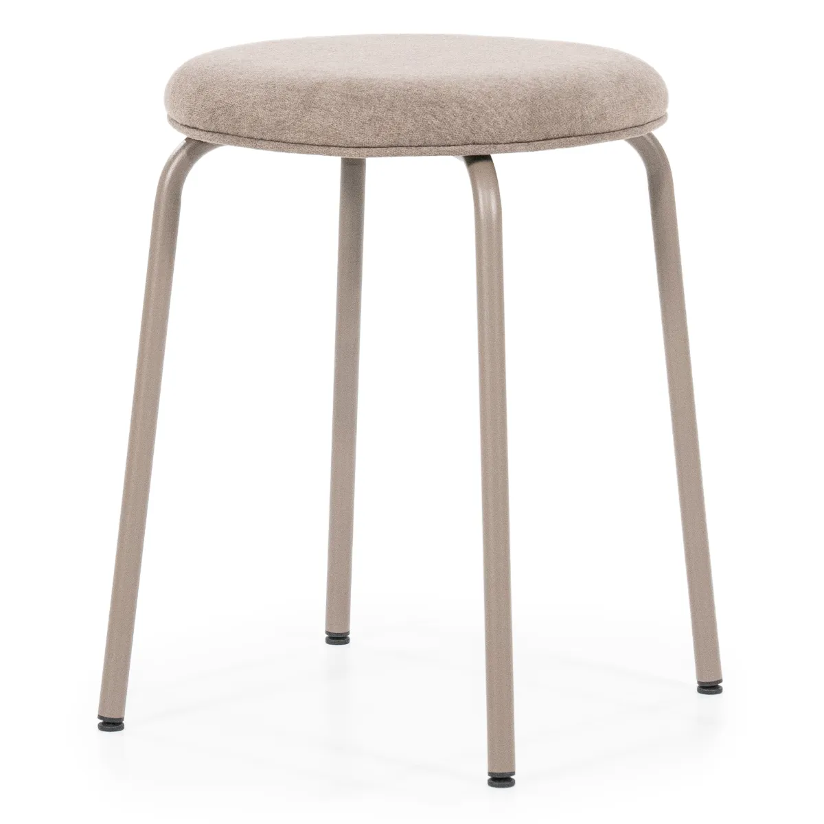 Skola Hocker 37x37x48 cm Metall taupe