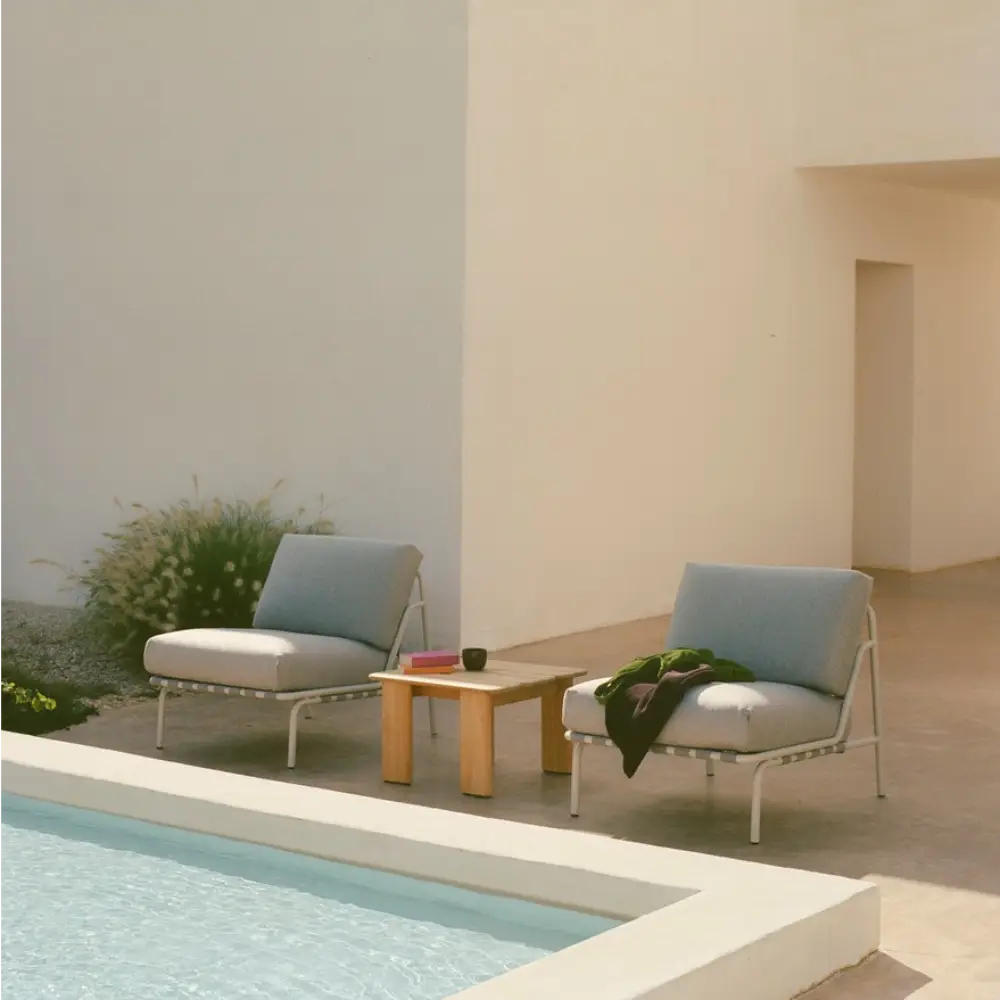 Sofatisch Teak 55x55 Assemble