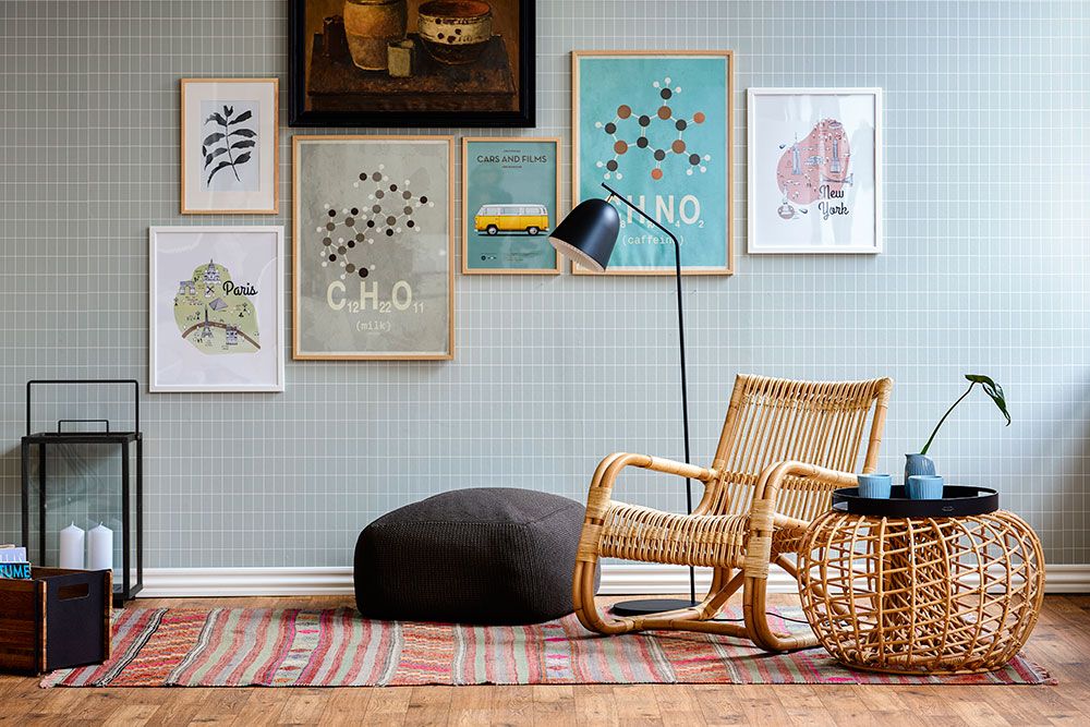 Curve Lounge Sessel Natural