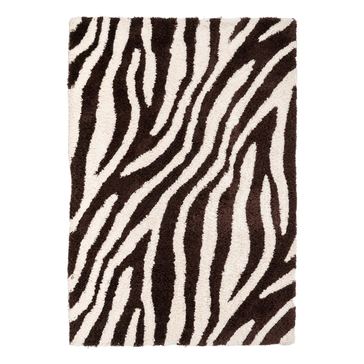 Zebra-Teppich Marty 160x230 cm Brown