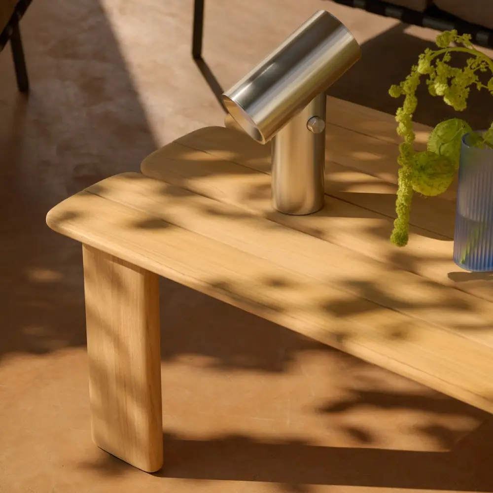 Sofatisch Teak 135x55 Assemble