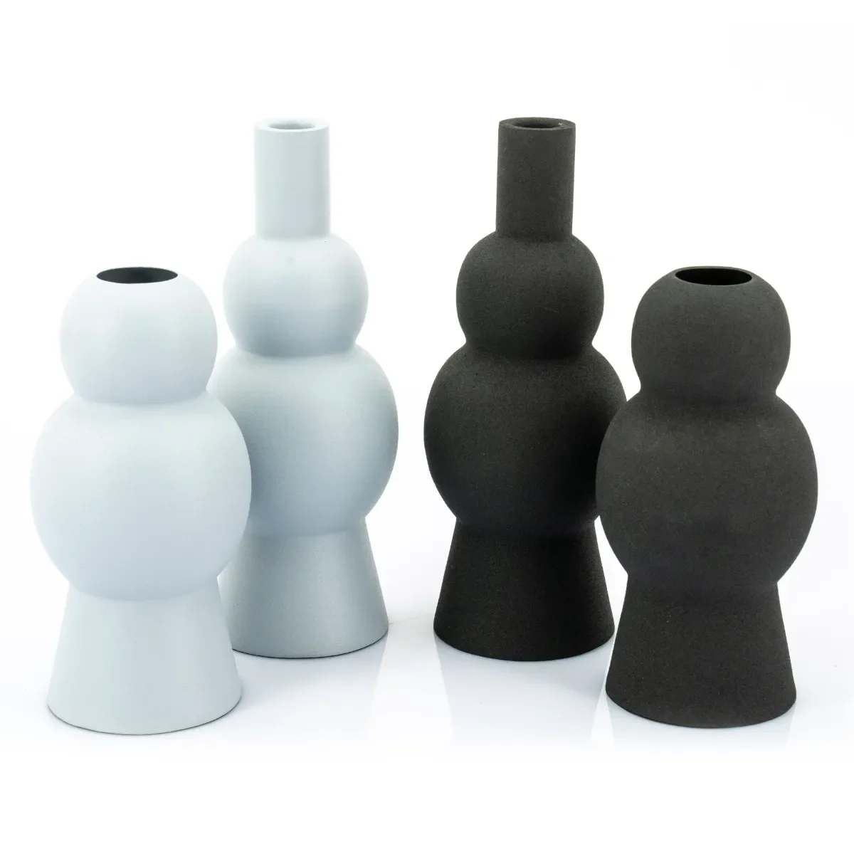 Bold Vase 10x10x20.5 cm Eisen schwarz