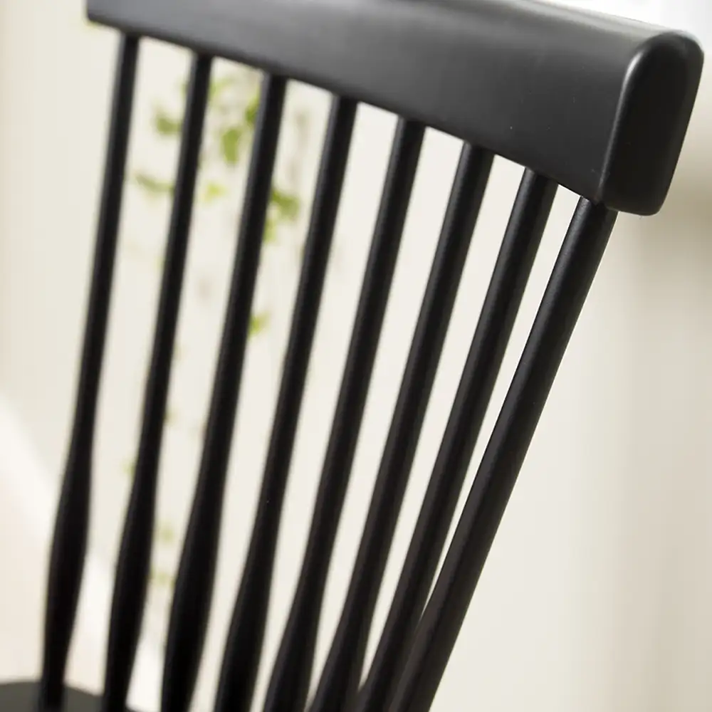Birka Dining Chair schwarz lackiert 2er-Pack