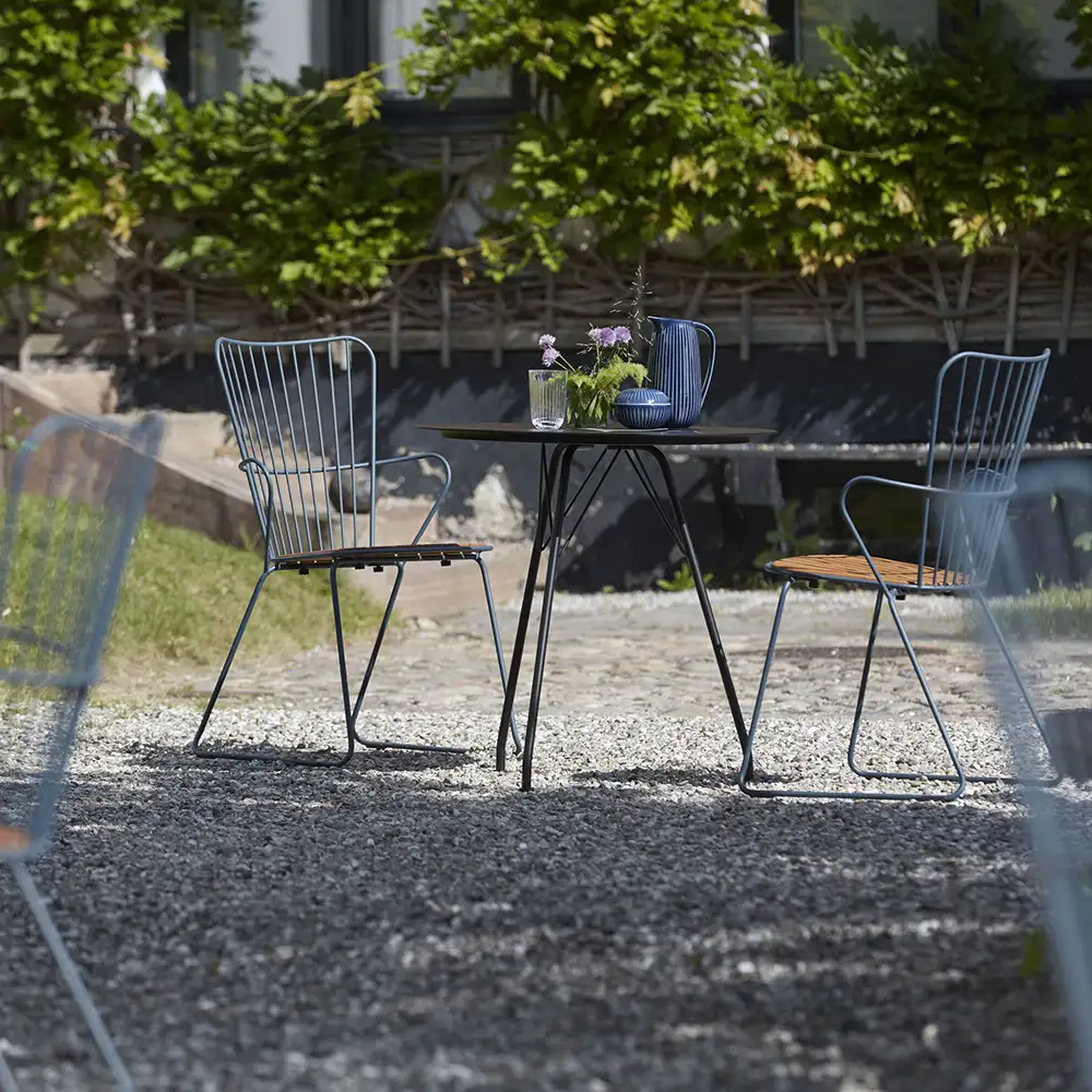 Paon Esszimmerstuhl schwarzer Stahl