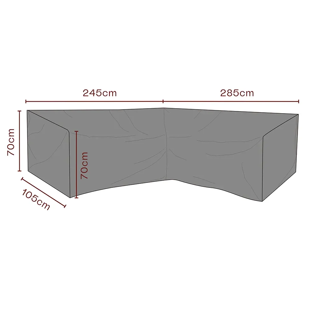 Möbelschutzhülle Ecksofa 285/245x70x105 cm Premium
