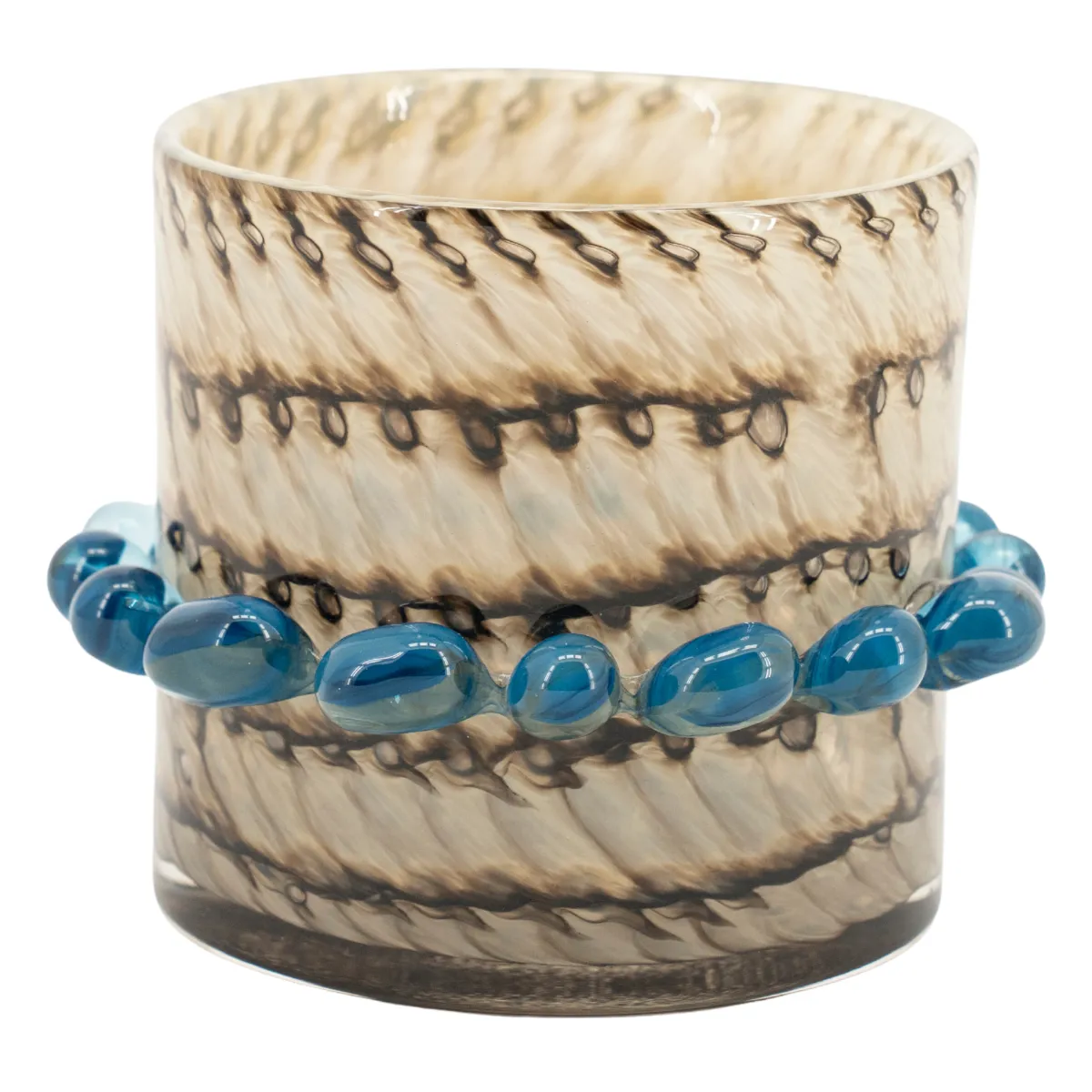 Tealight holder Dapple 10x10x10 cm Glas multicolour