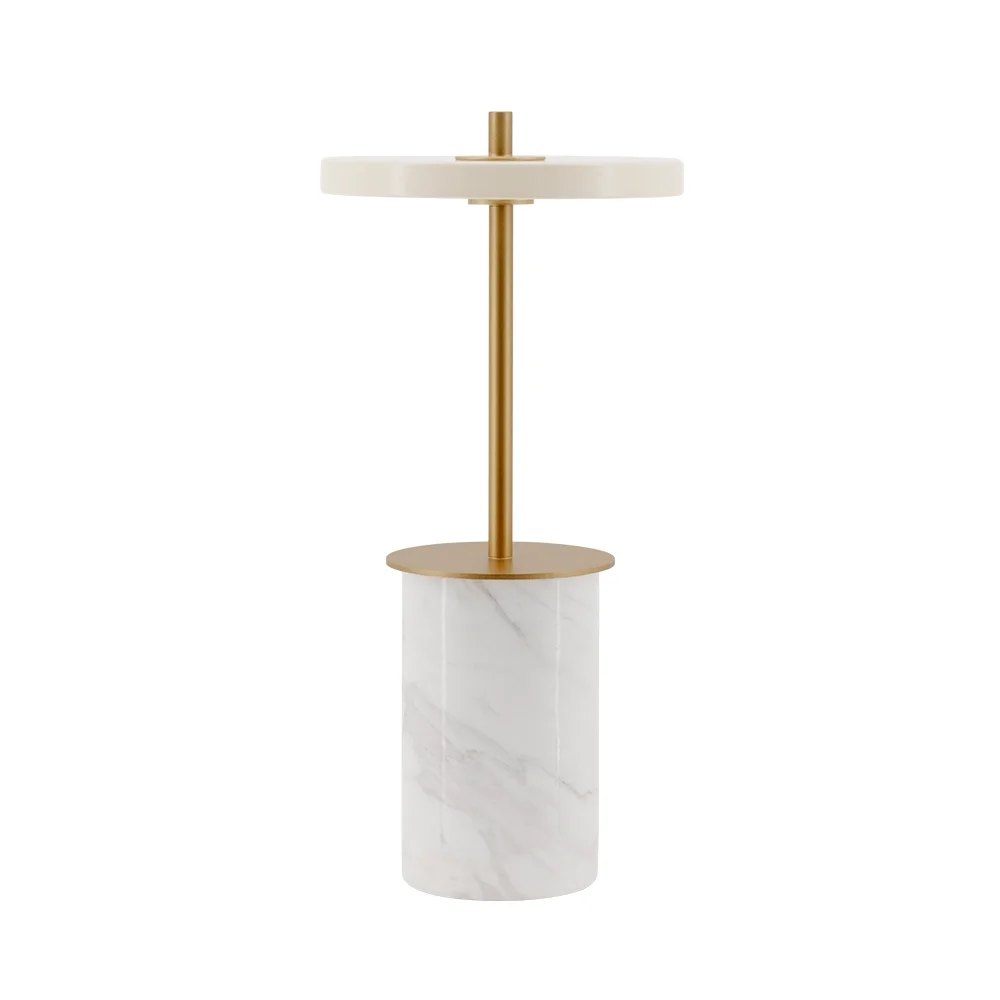 Umage, Asteria Move Mini Tragbare Lampe White Marble