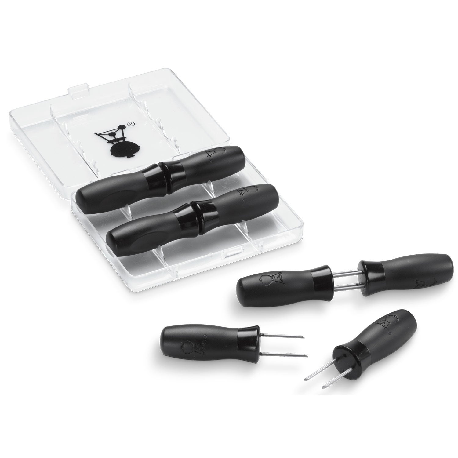 Maiskolbenhalter 4er Set Edelstahl/Nylon