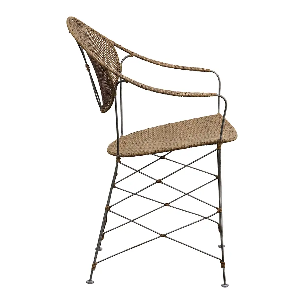 Funky Esszimmerstuhl Rattan