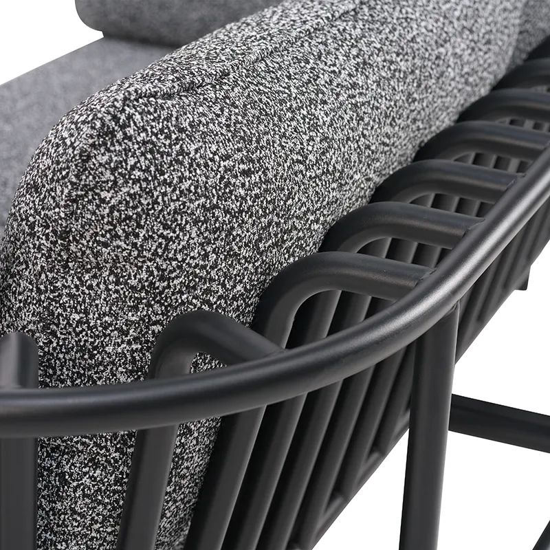 Collier sessel Schwarz / Teddy black