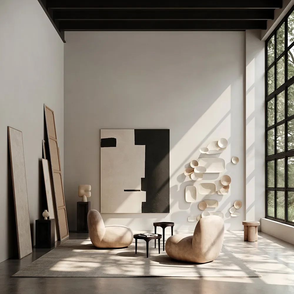 Phantom-Tisch, hoch - Burn Antique