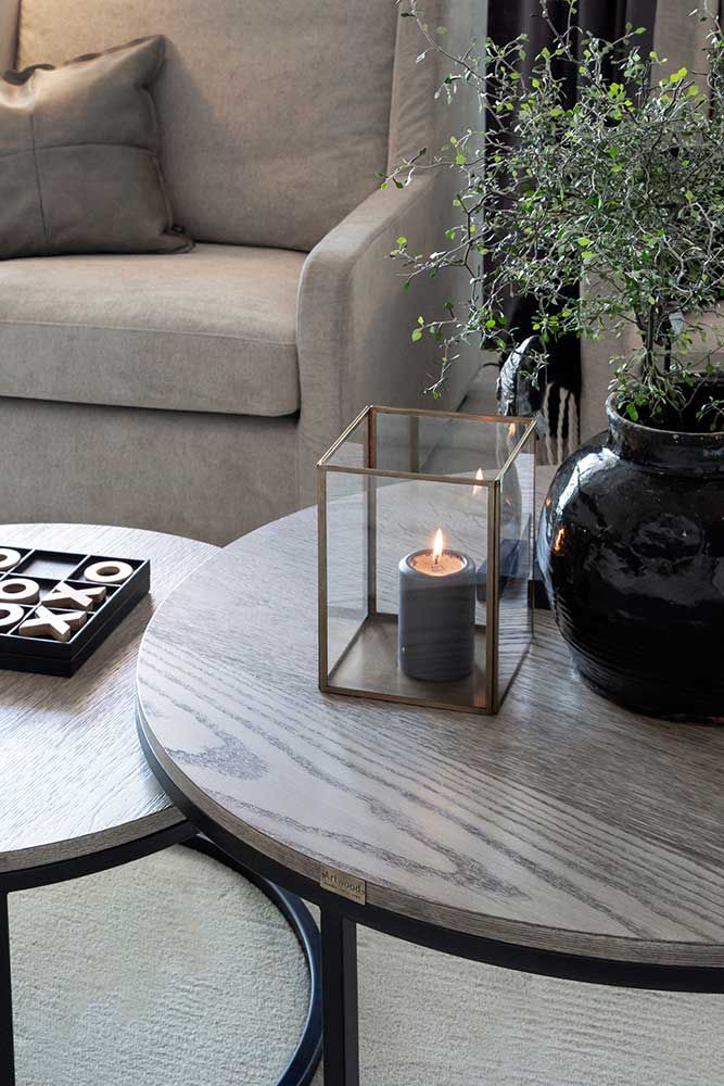 Mason Couchtisch 2-tlg. antik-grau