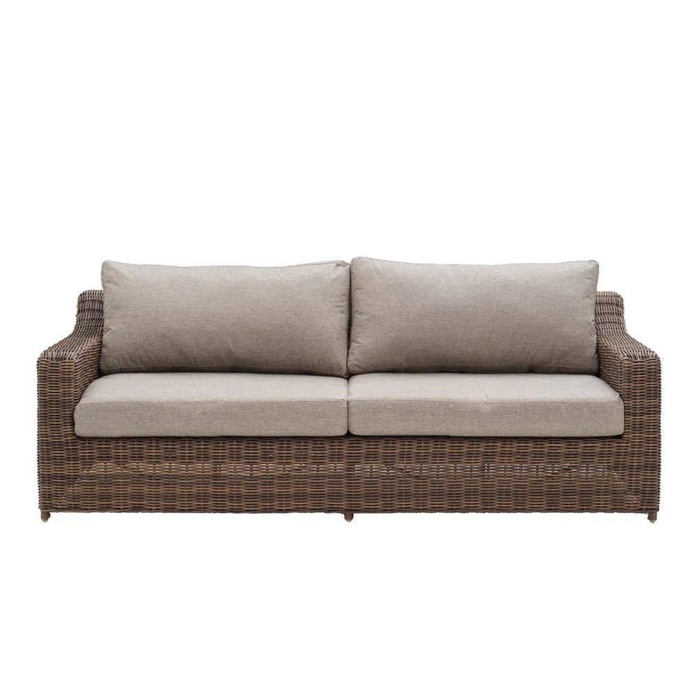 Glendon 3-sitzer-sofa  Dark brown / Soft moose