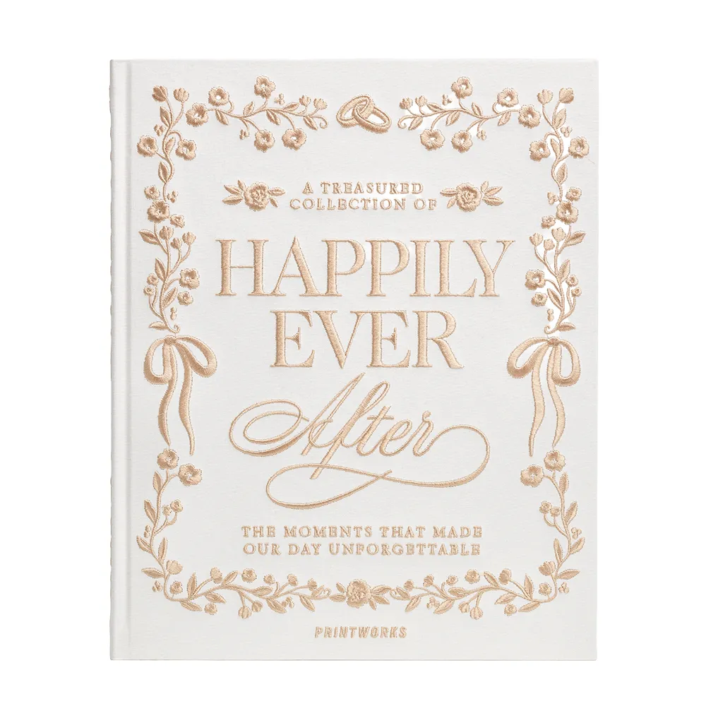 Embroidered Photo Album - Happily Ever After