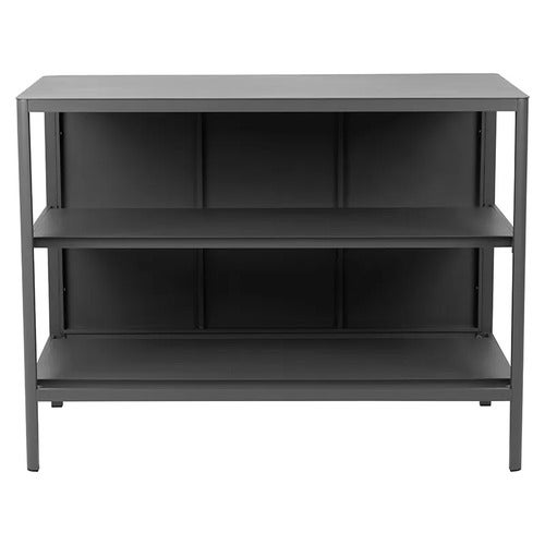 Kelia außenküche   mit regal anthrazit 