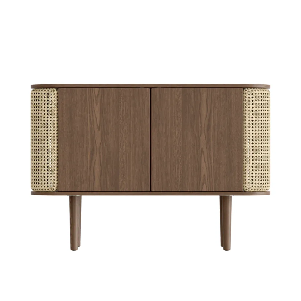 Treasures 2-türiger Schrank, dunkle Eiche/Venetian Cane