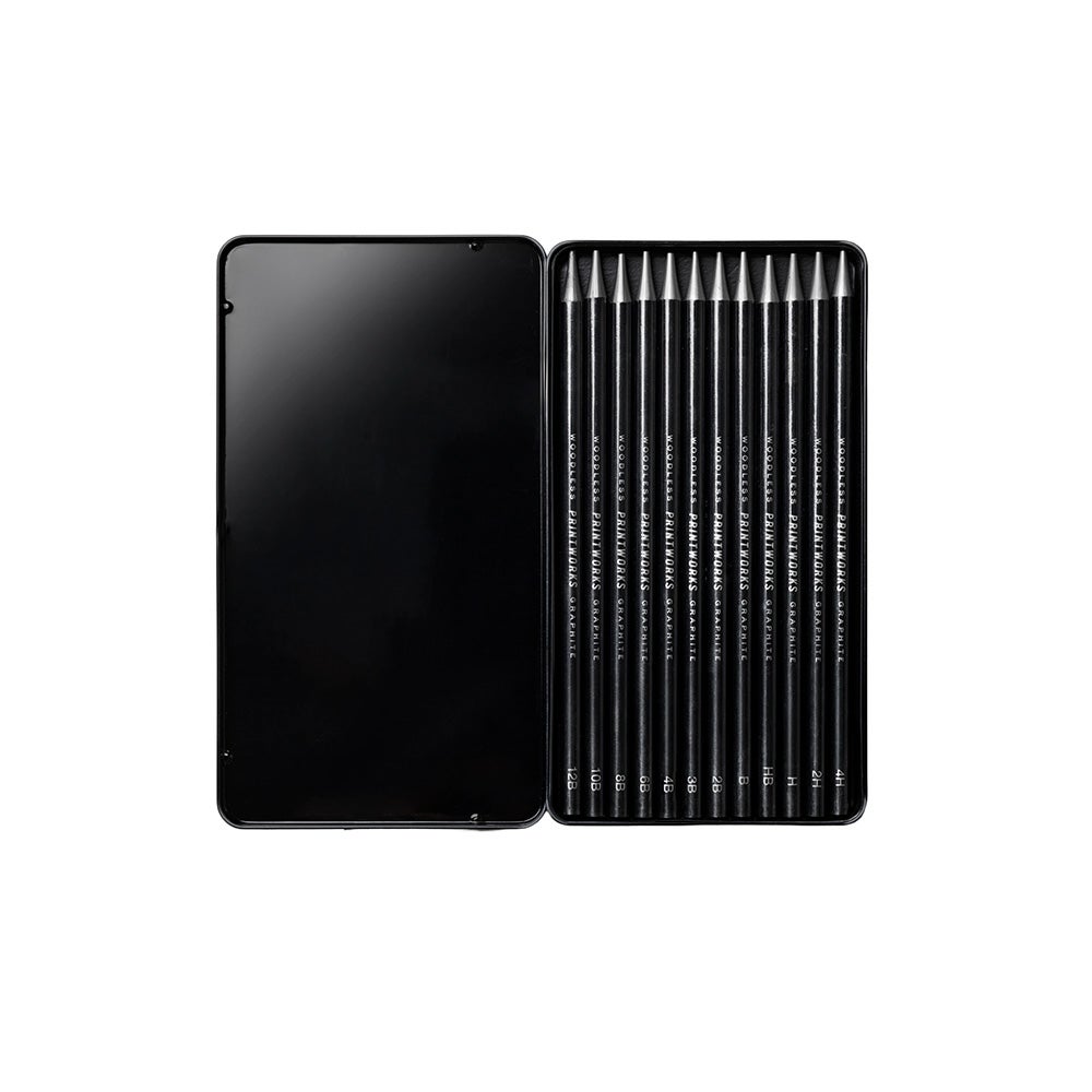 12  Buntstifte - Graphite