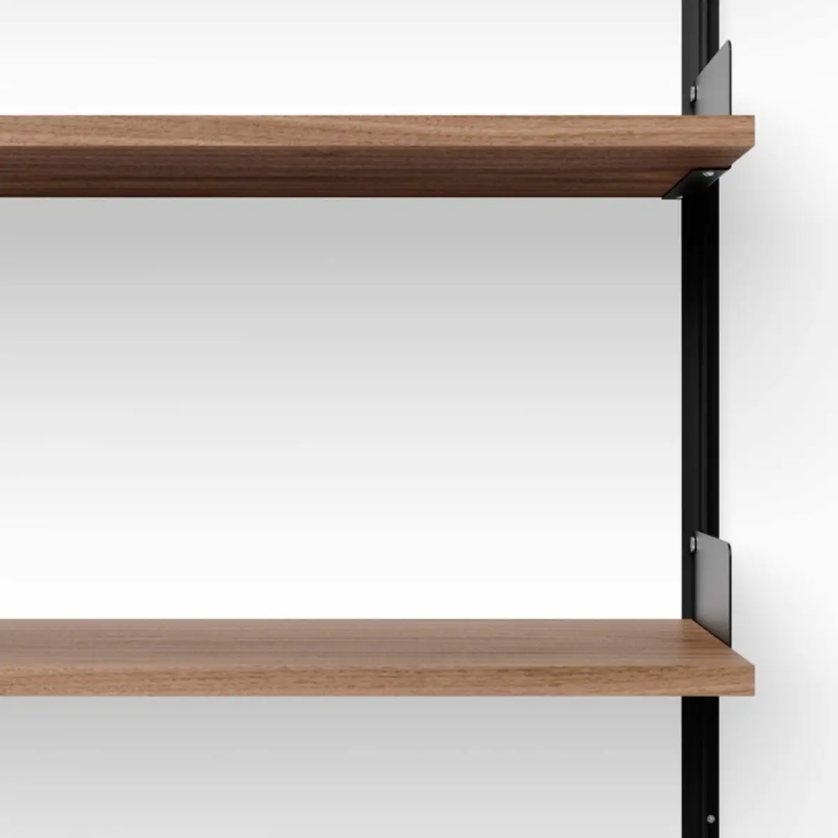 New Works Bibliotheksregal Walnuss/Schwarz