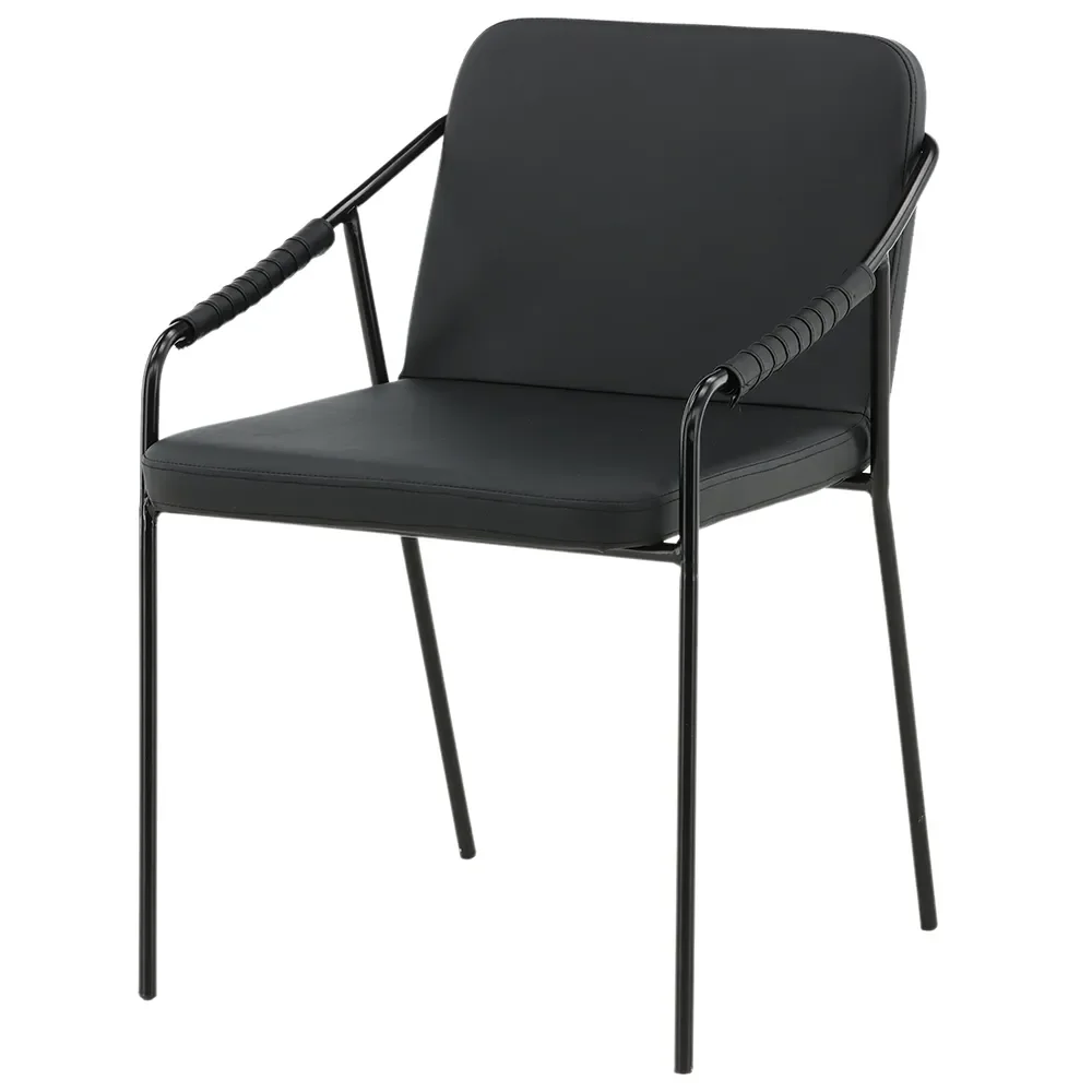 Tvist Dining Chair Schwarz PU 2er-Pack