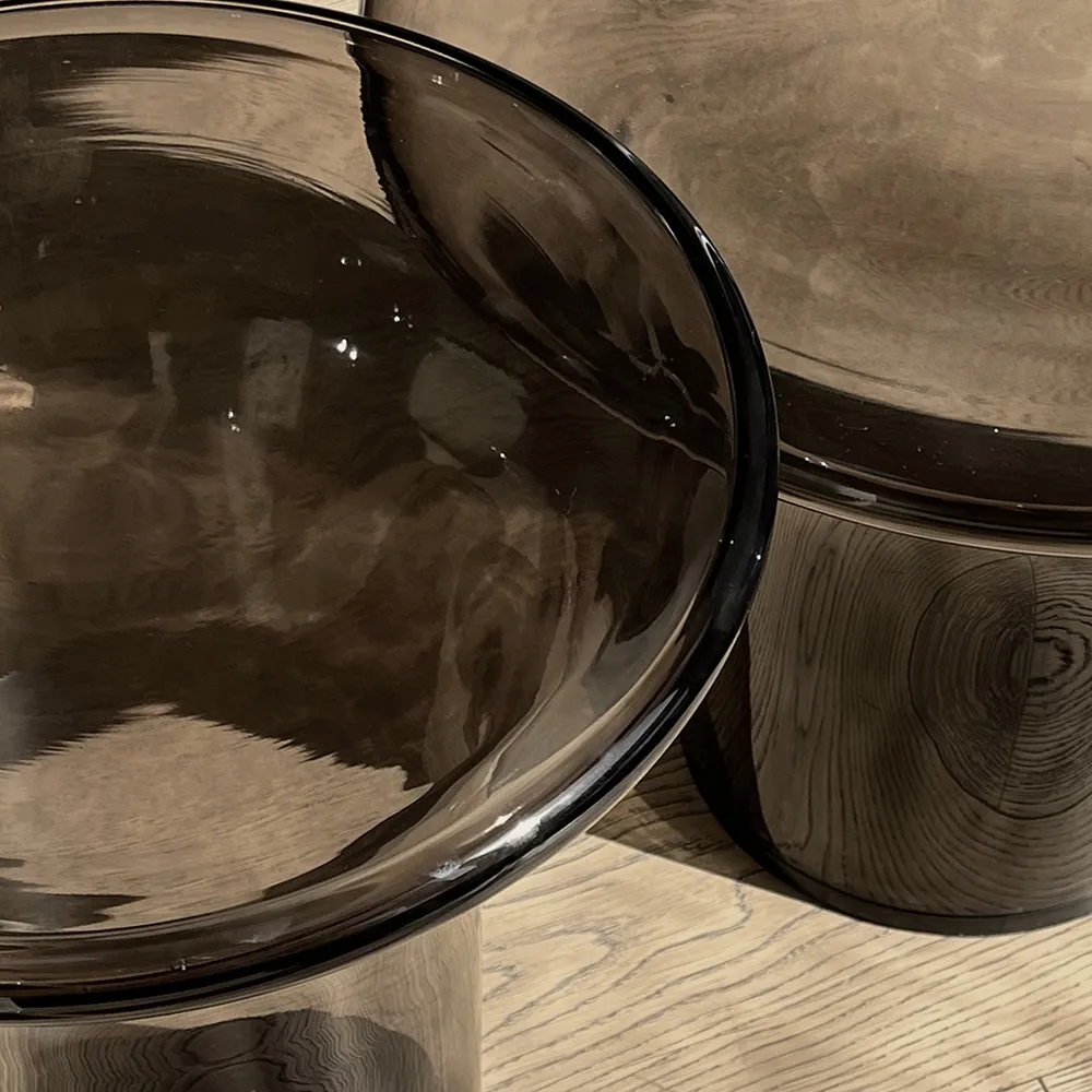 Trumpet Couchtisch, niedrig – Smoked Forest