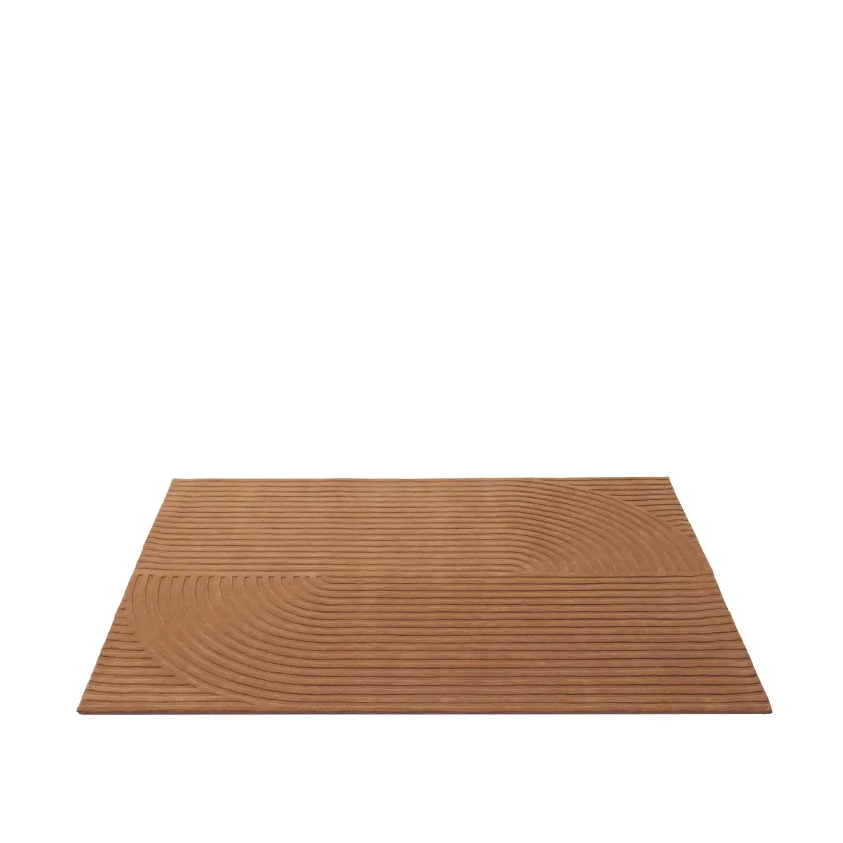 Relevo Teppich Quattro – 170 x 240 cm – Gebranntes Orange