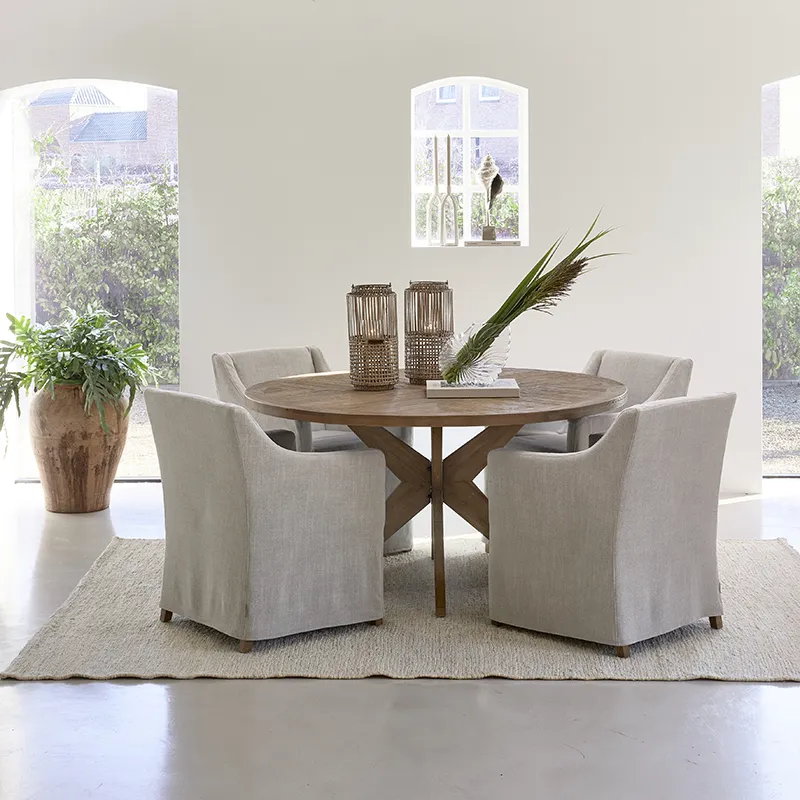 Firenze esszimmerstuhl mouline linen fabulous flax