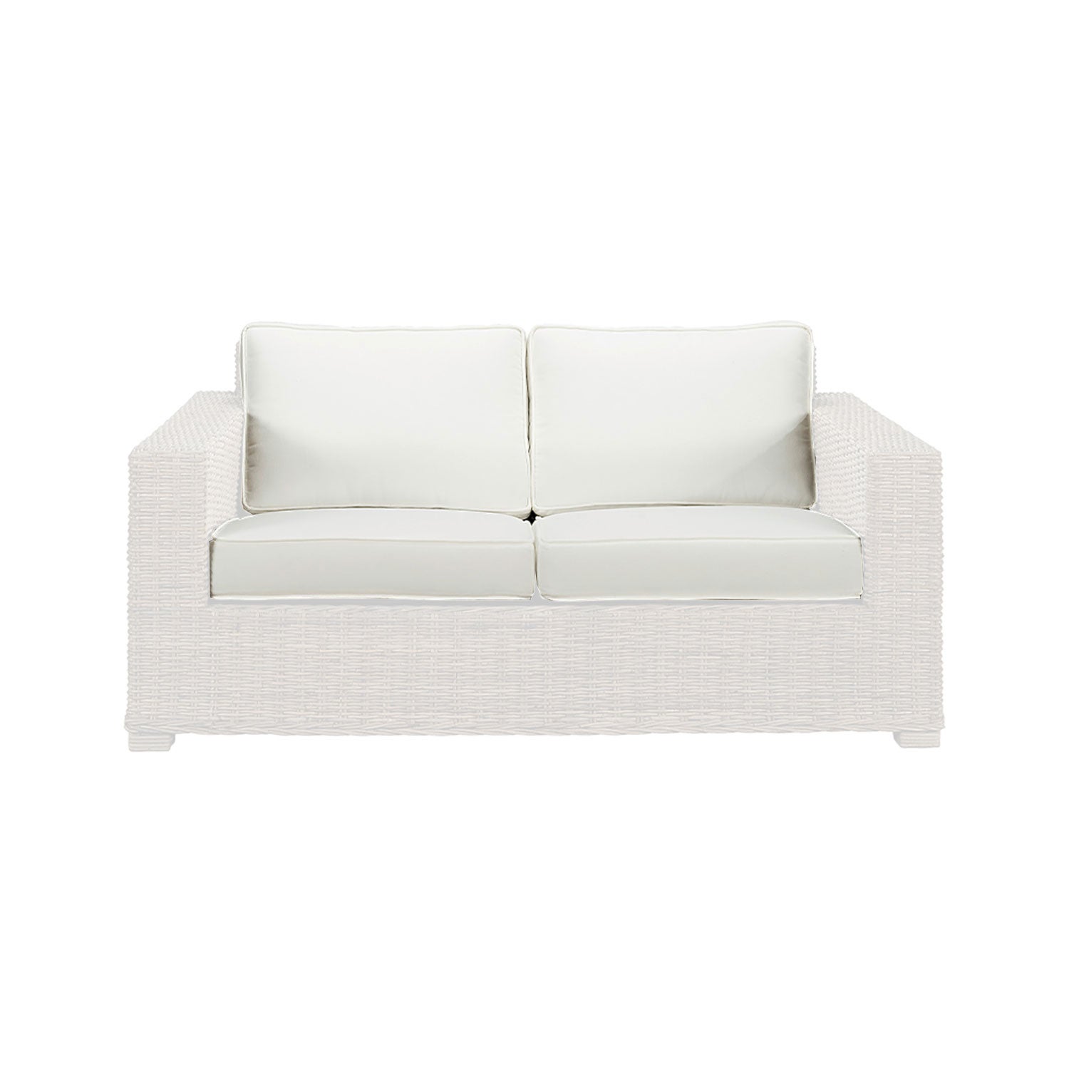 Polsterset für Hudson 2-Sitzer Sofa weiß