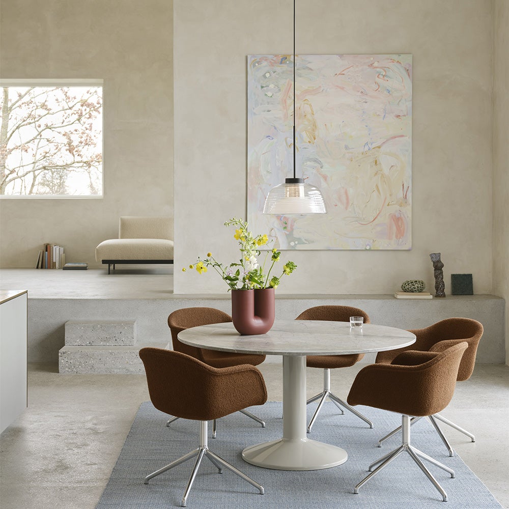  Midst Esstisch Ø140 cm - Grey Marble