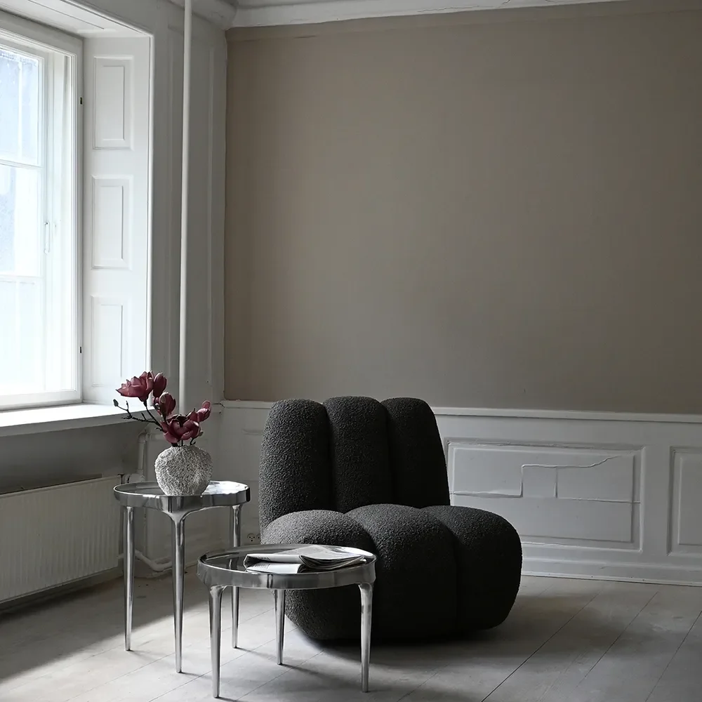 Phantom Couchtisch hoch – Chrom