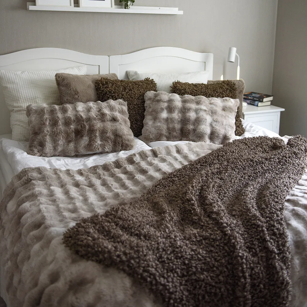 Misty Decke 140x220 cm Sand