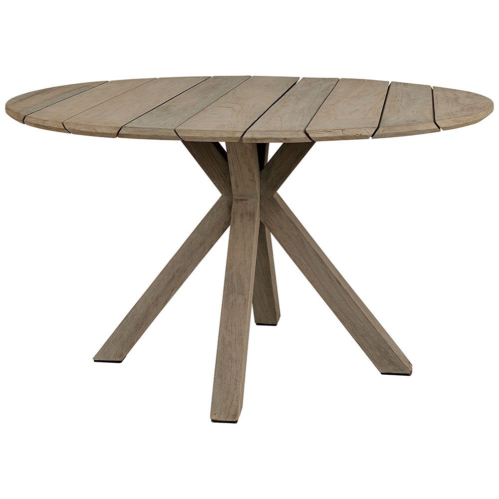 Macan Esstisch Ø130 cm Teak