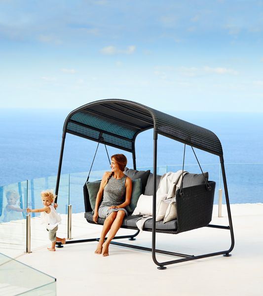 Cave Swing sofa Graphit