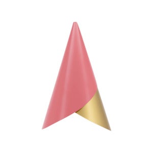 Cornet Lampenschirm Nuance Rose/Brass