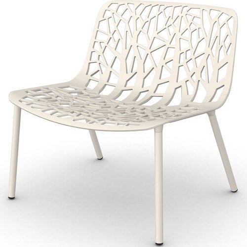 Forest Lounge Sessel Cremeweiß