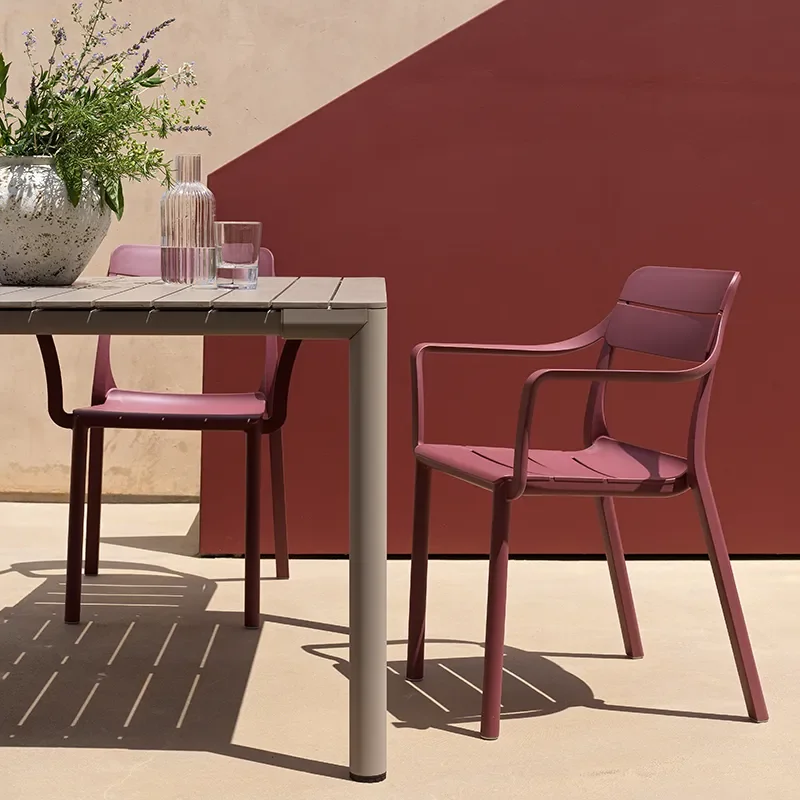 Cassia stuhl mit armlehne Antracite 