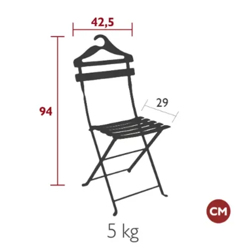 Bistro valet stuhl Acapulco blue