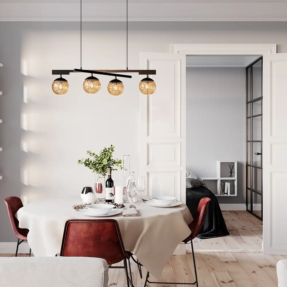 Labelle Deckenleuchte amber