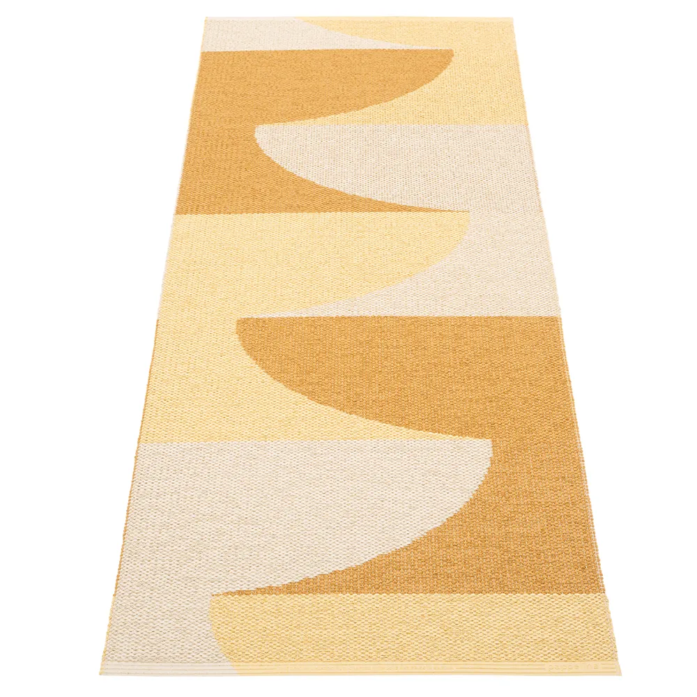 Hill teppich Ochre/Pale yellow/Cream 70 x 180cm