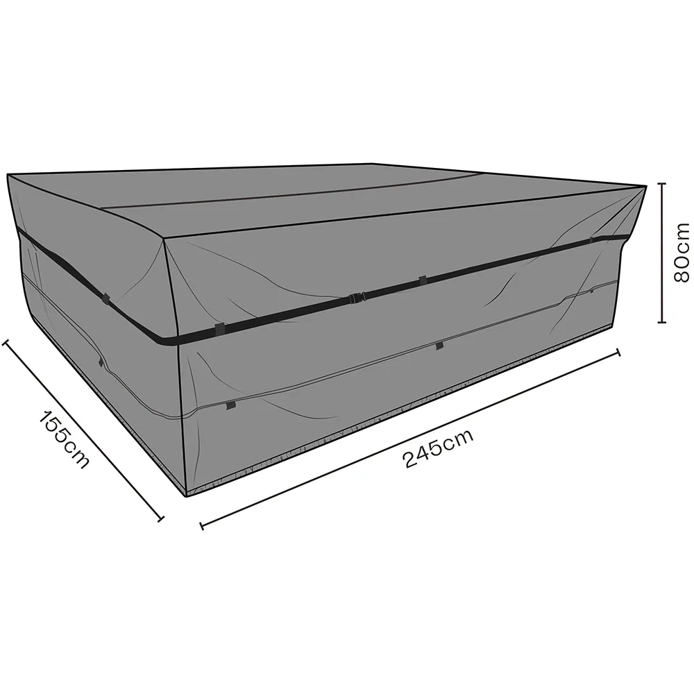 Möbelbezug Esstischgruppe 245x155 cm wasserdicht