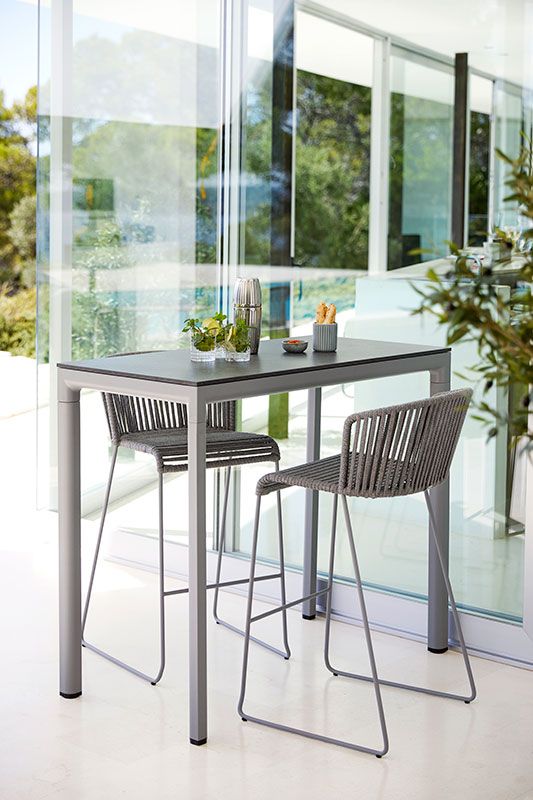 Moments Barhocker Grau