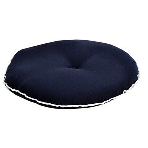 Vienna Sitzkissen rund 37 cm Marineblau