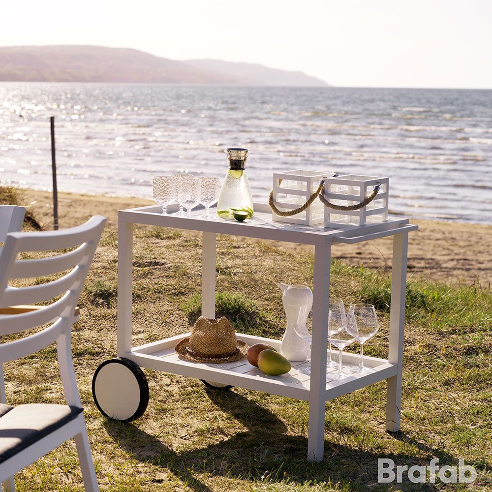 Belfort Servierwagen weiß