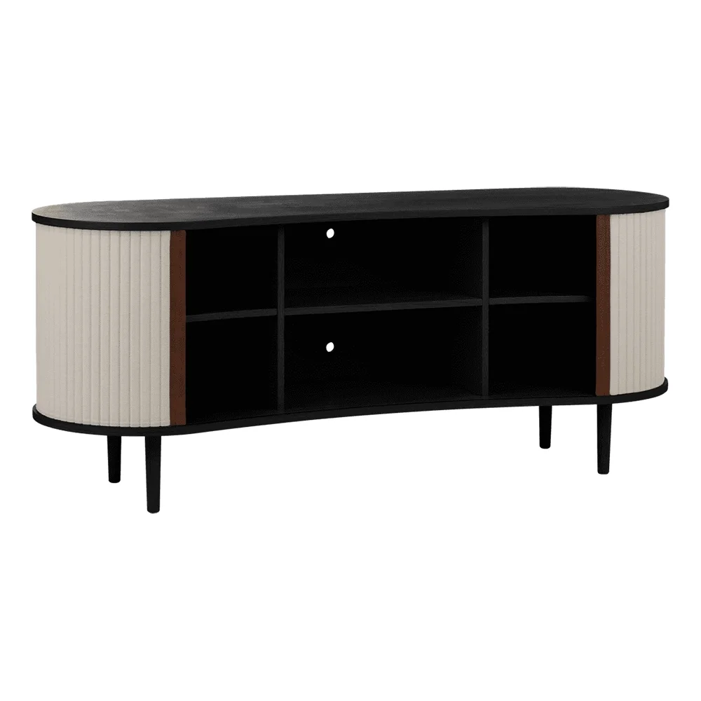 Audacious Sideboard Eiche schwarz/White Sands
