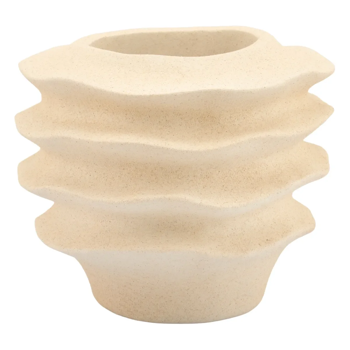Riva small Blumentopf 40x40x30 cm Polyresin Weiß