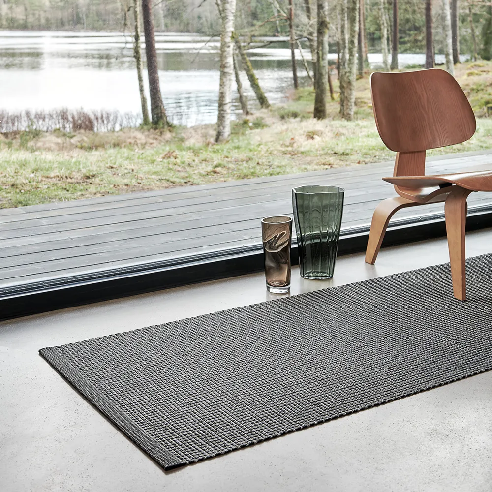 Emm teppich 70x240 cm Black/Linen Metallic