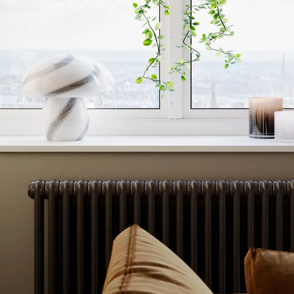 Mira Mushroom Tischleuchte Weiß/Schwarz